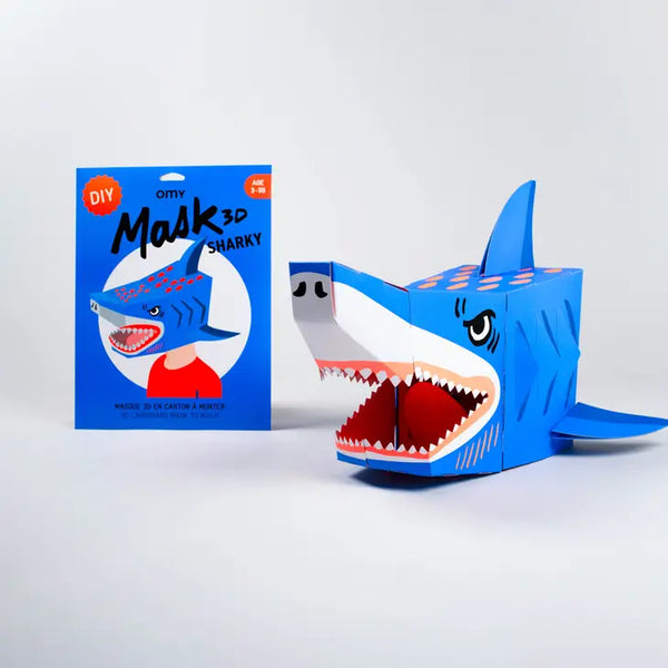 3D Shark Mask - Where The Sidewalk Ends Toy Shop