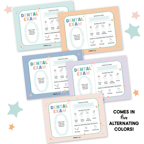 Dentist Pretend Play Notepad - Where The Sidewalk Ends Toy Shop