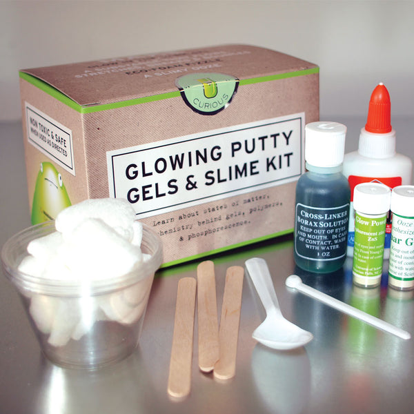 Glowing Putty Gels and Slime Kit | Stem Kit Chemistry Kit - Where The Sidewalk Ends Toy Shop