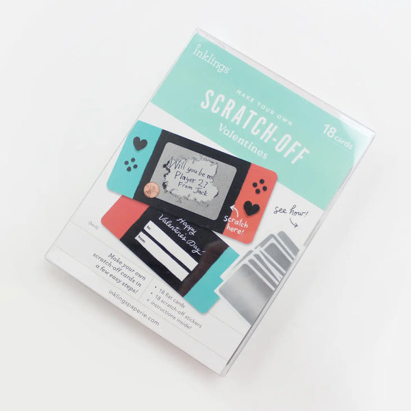 Scratch-Off Valentines - Game On - Where The Sidewalk Ends Toy Shop