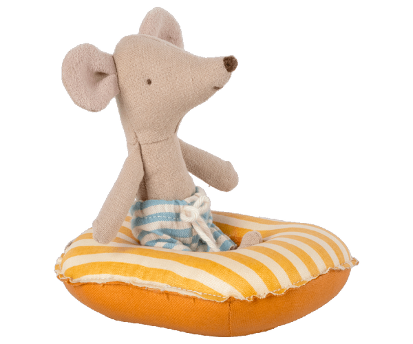 Rubber Boat, Small mouse - Yellow Stripe - Where The Sidewalk Ends Toy Shop