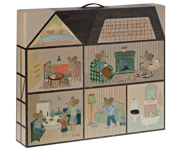 Mouse Hole Farmhouse - Where The Sidewalk Ends Toy Shop