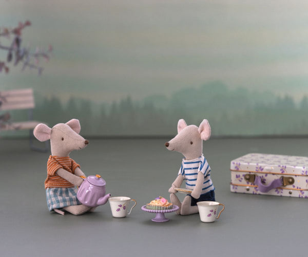 Afternoon Treat, Mouse - Purple Madelaine - Where The Sidewalk Ends Toy Shop