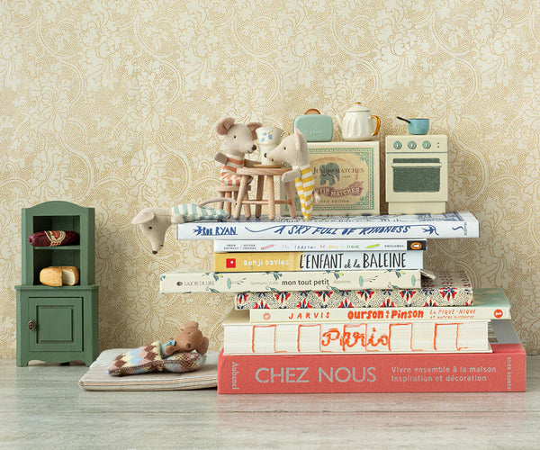 Corner cabinet, Mouse - Dark green - Where The Sidewalk Ends Toy Shop