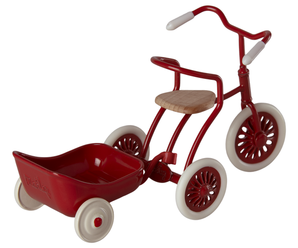 Tricycle Hanger, Mouse - Red - Where The Sidewalk Ends Toy Shop