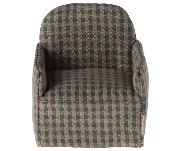 Chair, Mouse - Green checker - Where The Sidewalk Ends Toy Shop