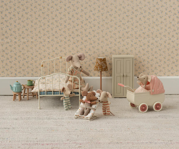 Pram, Mouse - Coral - Where The Sidewalk Ends Toy Shop