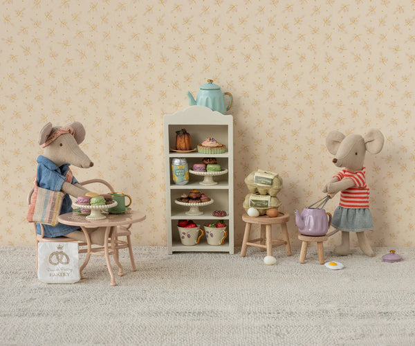 Café set, Mouse, Big - Pale pink - Where The Sidewalk Ends Toy Shop