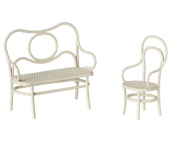 Café set, Mouse, Small - Off white - Where The Sidewalk Ends Toy Shop