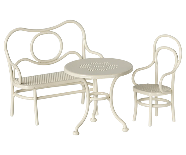 Café set, Mouse, Small - Off white - Where The Sidewalk Ends Toy Shop