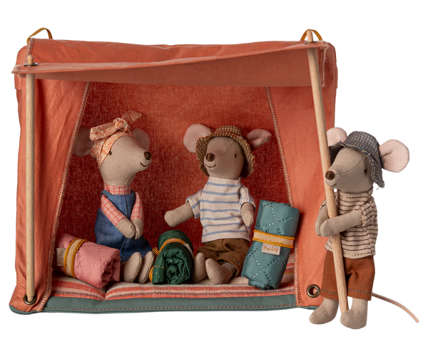 Happy Camper Tent, Mouse - Where The Sidewalk Ends Toy Shop