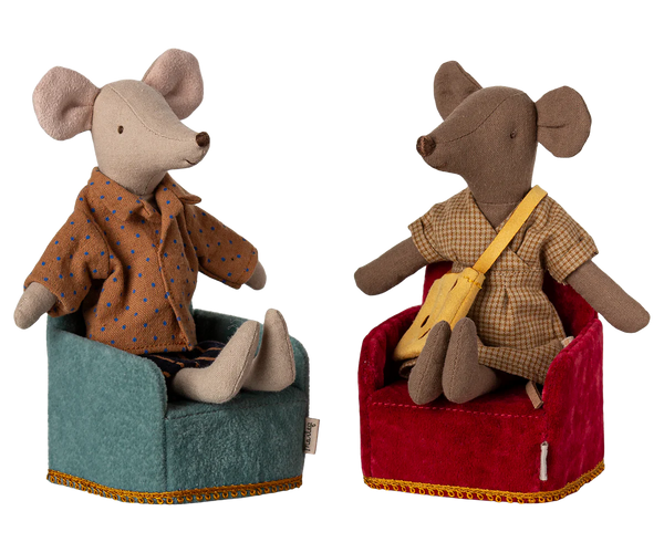 Folding chair, Mouse - Red - Where The Sidewalk Ends Toy Shop