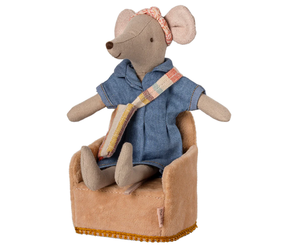 Folding chair, Mouse - Powder - Where The Sidewalk Ends Toy Shop