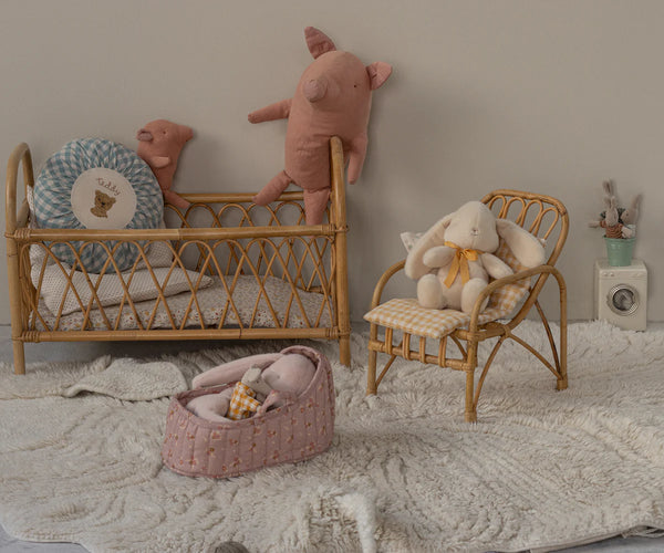 Carry cot, Large - Rose - Where The Sidewalk Ends Toy Shop
