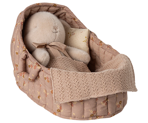 Carry cot, Large - Rose - Where The Sidewalk Ends Toy Shop