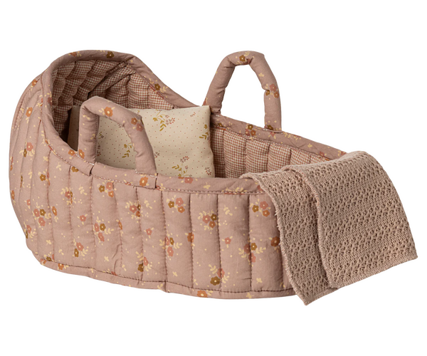 Carry cot, Large - Rose - Where The Sidewalk Ends Toy Shop