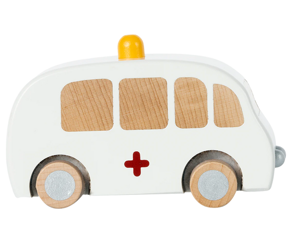 Wooden ambulance - Where The Sidewalk Ends Toy Shop