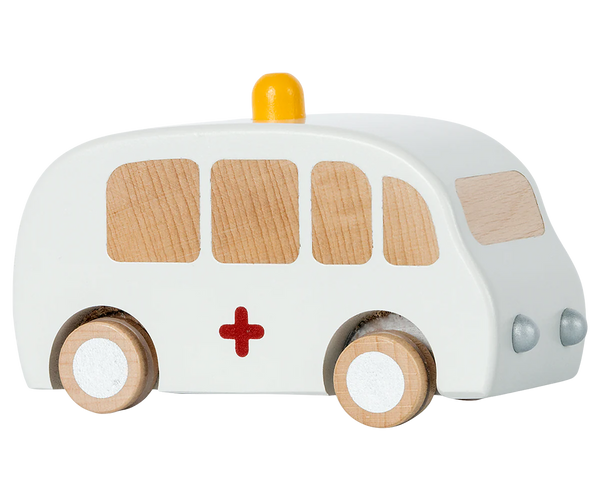 Wooden ambulance - Where The Sidewalk Ends Toy Shop