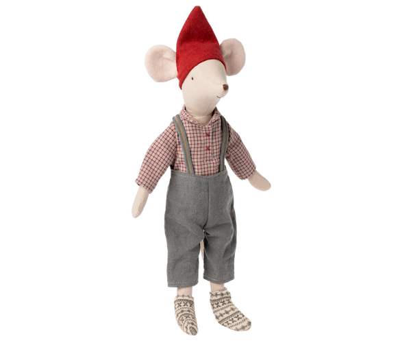 Christmas mouse, Medium - Boy - Where The Sidewalk Ends Toy Shop