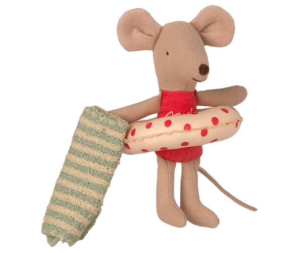 Beach mice, Little Sister in Cabin de Plage - Where The Sidewalk Ends Toy Shop