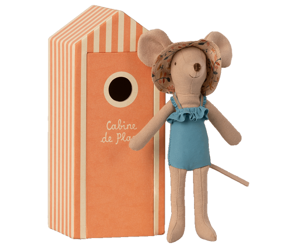Beach Mice, Mum in Cabin de Plage - Where The Sidewalk Ends Toy Shop