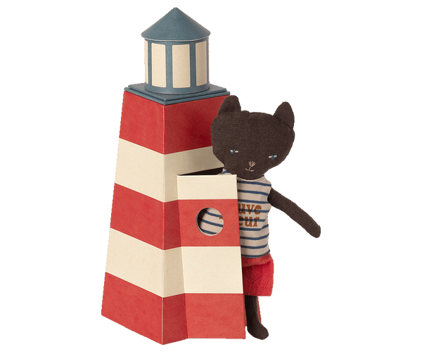 Sauveteur, Tower with Cat - Where The Sidewalk Ends Toy Shop