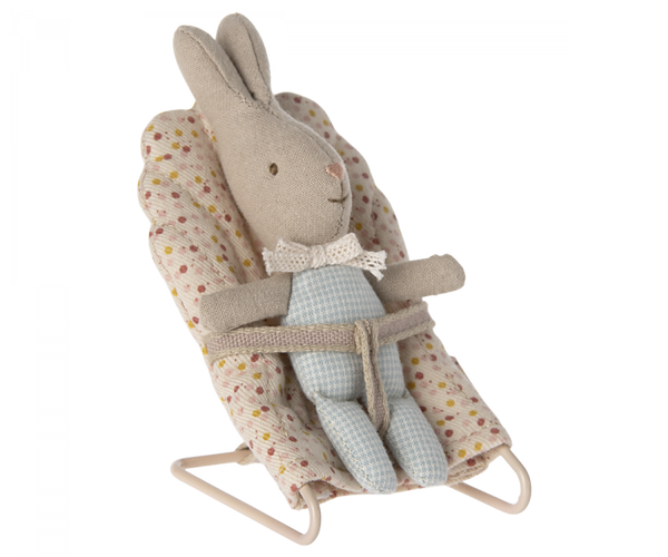 Rabbit, My - Light blue check - Where The Sidewalk Ends Toy Shop