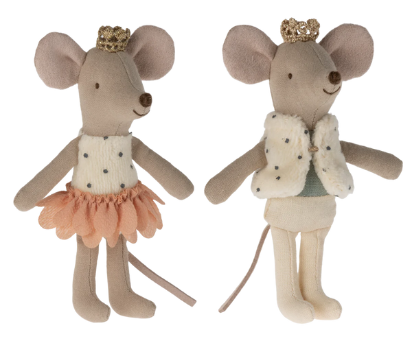 Royal Twins Mice, Little Sister and Brother in Box New - Where The Sidewalk Ends Toy Shop