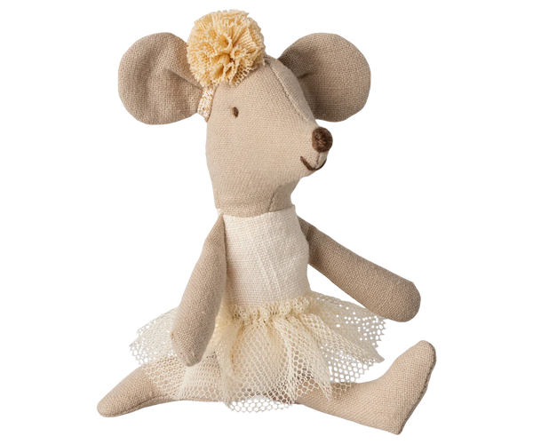 Ballerina Mouse, Little Sister - Off White - Where The Sidewalk Ends Toy Shop