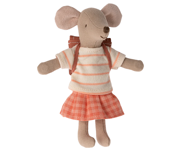 Tricycle mouse, Big sister - Coral - Where The Sidewalk Ends Toy Shop