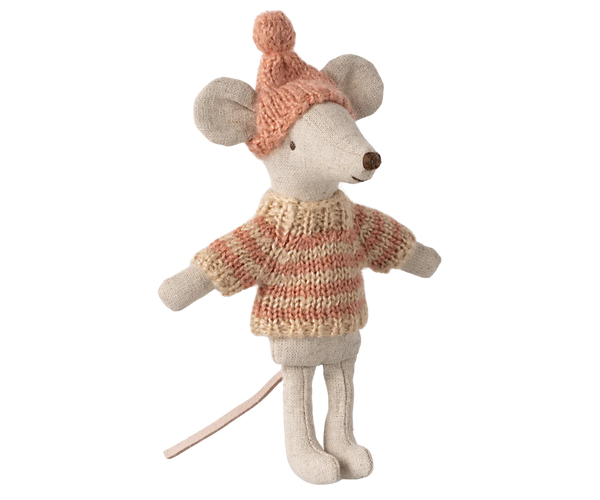 Knitted Sweater and Hat, Big Sister Mouse - Where The Sidewalk Ends Toy Shop