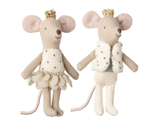 Royal twin mice, Little sister and brother in matchbox - Where The Sidewalk Ends Toy Shop