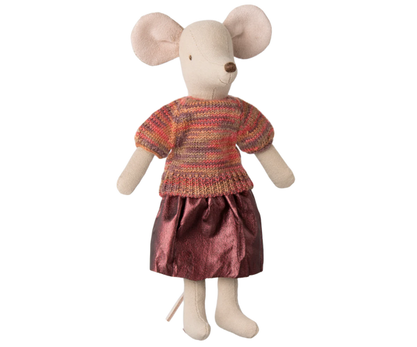 Skirt and Knitted Blouse, Mum Mouse - Where The Sidewalk Ends Toy Shop