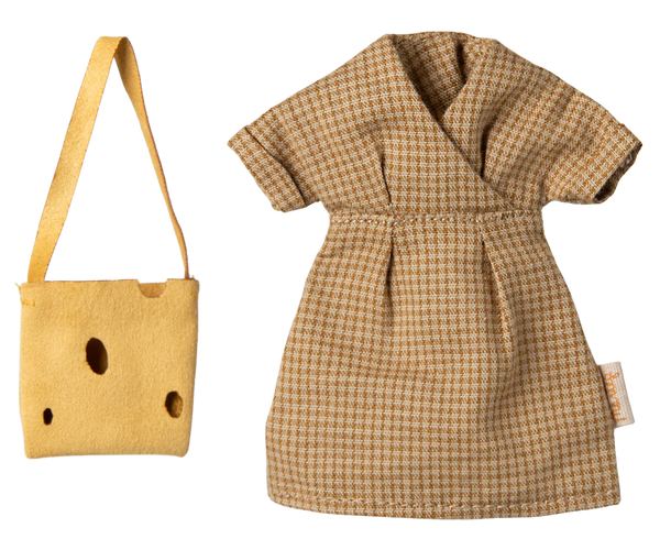Dress and bag, Mum mouse - Where The Sidewalk Ends Toy Shop