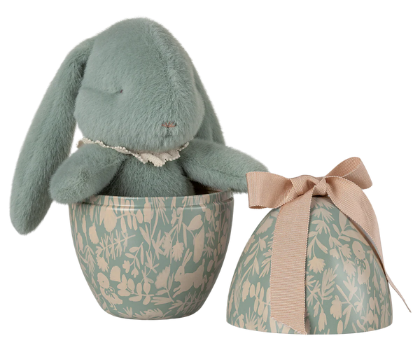Easter egg with bunny - Mint - Where The Sidewalk Ends Toy Shop