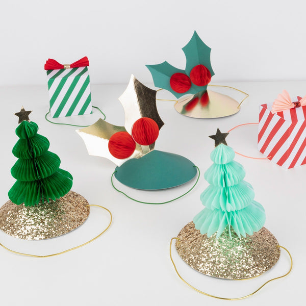 Mixed Christmas Party Hats - Where The Sidewalk Ends Toy Shop