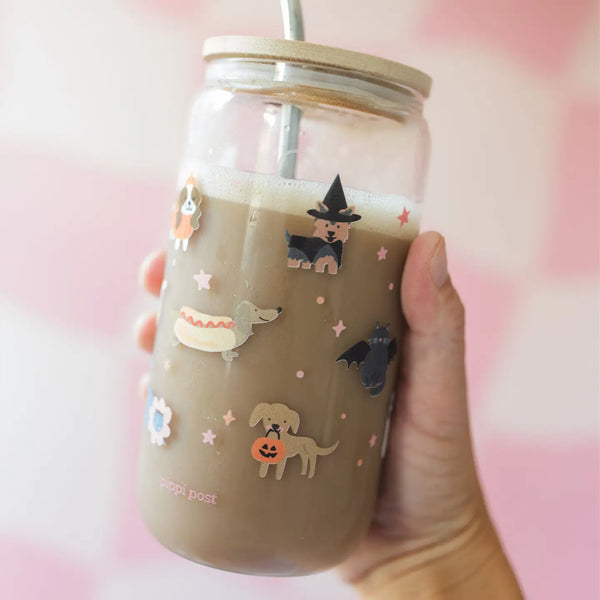 Trick or Treat Pets Halloween Glass Can - Where The Sidewalk Ends Toy Shop