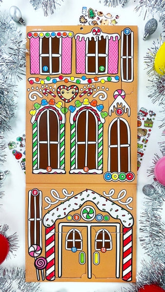 Kawaii Christmas Sticker Advent Calendar - Where The Sidewalk Ends Toy Shop
