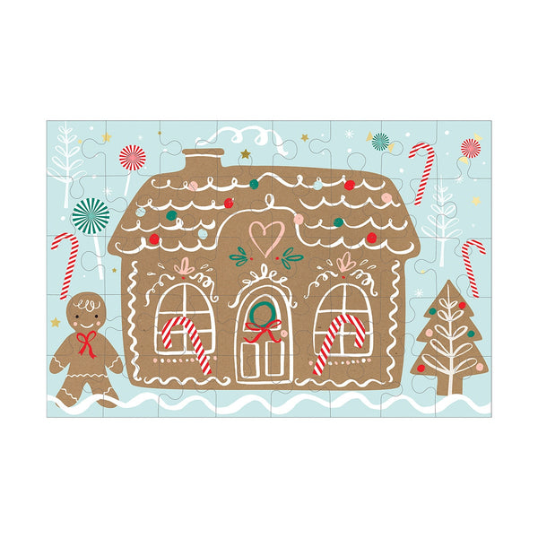 Gingerbread Christmas Eve Suitcase - Where The Sidewalk Ends Toy Shop