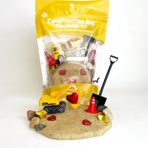 Valentines "I Dig You" Construction Kiddough Play Kit - Where The Sidewalk Ends Toy Shop