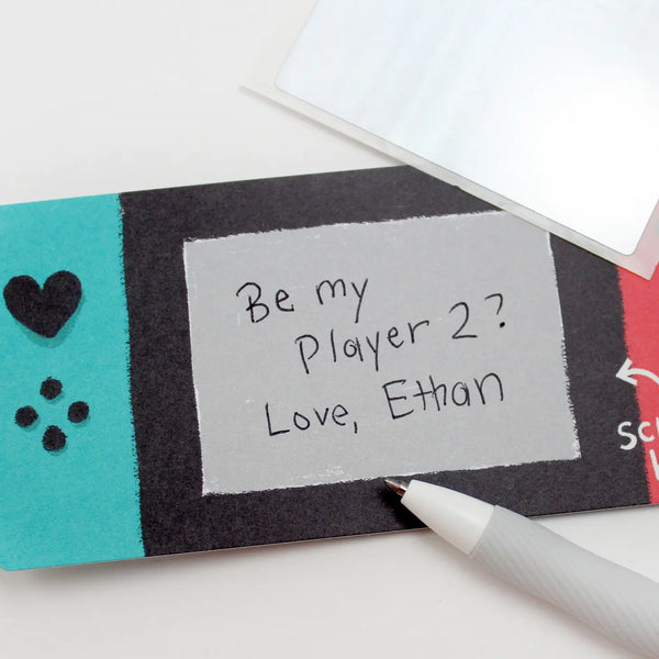 Scratch-Off Valentines - Game On - Where The Sidewalk Ends Toy Shop