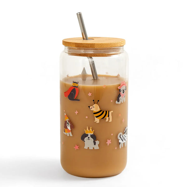 Trick or Treat Pets Halloween Glass Can - Where The Sidewalk Ends Toy Shop