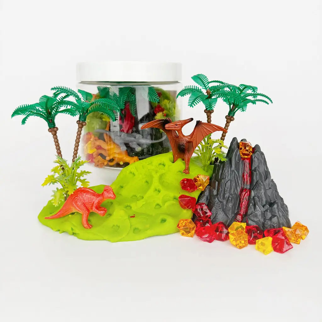 Dino Volcano Watersmellon Dough-To-Go Dino Volcano Watersmellon Dough-To-Go