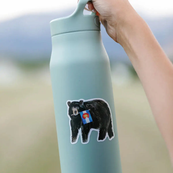 Colorado Bear Sticker - Where The Sidewalk Ends Toy Shop