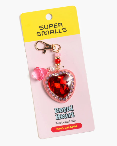 Royal Heart Bag Charm - Where The Sidewalk Ends Toy Shop