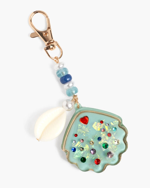 Sparkle Shell Bag Charm - Where The Sidewalk Ends Toy Shop