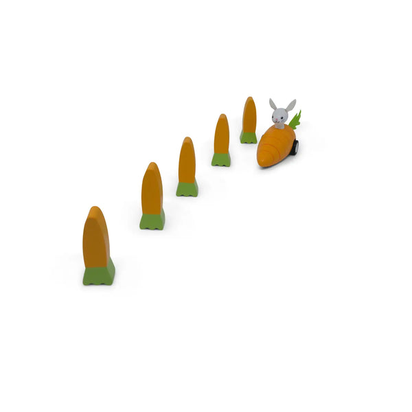 Bunny & Carrot Bowling Game - Where The Sidewalk Ends Toy Shop