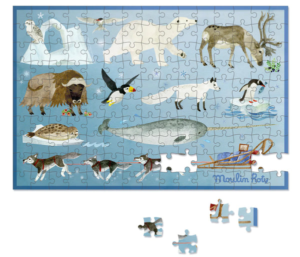 Mini puzzles (150 pcs) "The Garden of Moulin Roty - Where The Sidewalk Ends Toy Shop