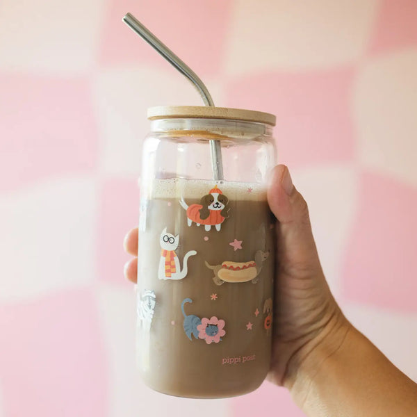 Trick or Treat Pets Halloween Glass Can - Where The Sidewalk Ends Toy Shop