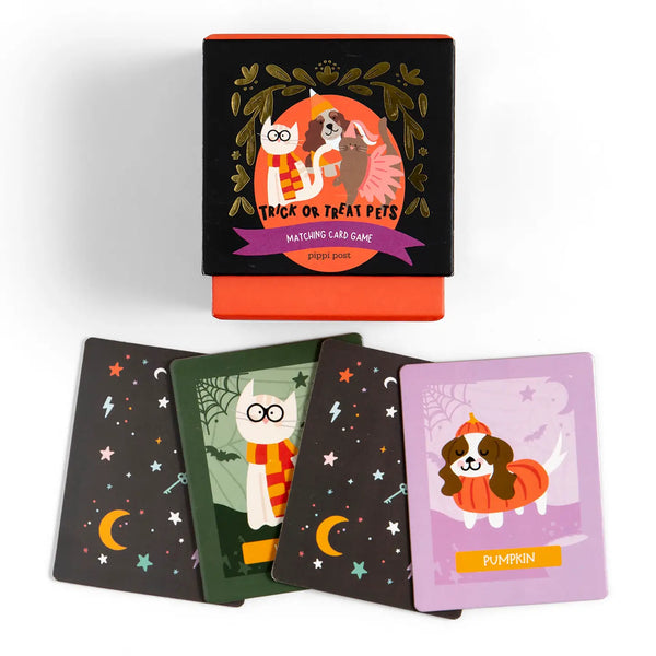 Trick or Treat Pets Memory Card Game - Where The Sidewalk Ends Toy Shop